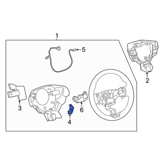 Toyota OE - Left Steering Wheel Plug