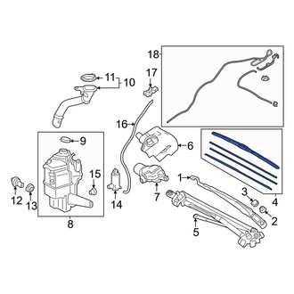 Toyota OE - Front Left Wiper Blade
