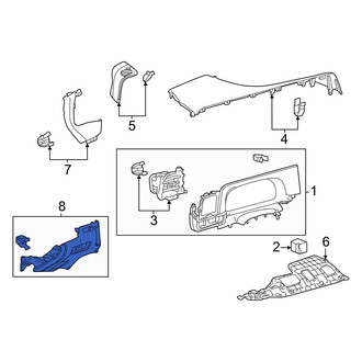 Toyota OE - Left Lower Instrument Panel Trim Panel