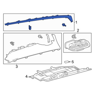 Toyota OE - Right Upper Instrument Panel Pad