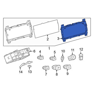 Toyota OE - Instrument Cluster Bezel
