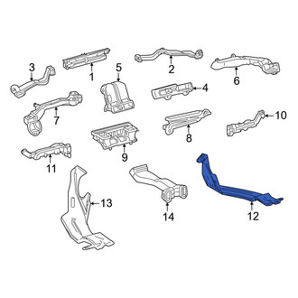 Toyota OE - Rear Right Instrument Panel Air Duct
