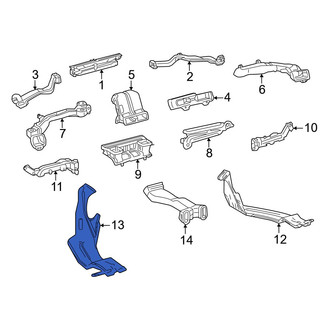Toyota OE - Rear Left Instrument Panel Air Duct