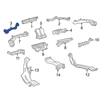 Toyota OE - Front Left Upper Instrument Panel Air Duct