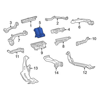 Toyota OE - Rear Center Instrument Panel Air Duct