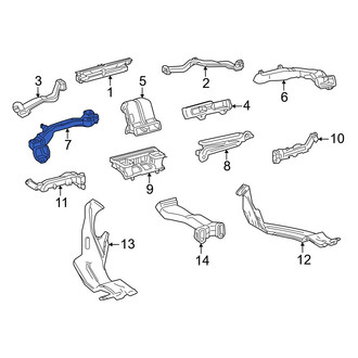 Toyota OE - Front Center Left Instrument Panel Air Duct
