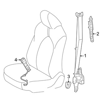 Toyota OE - Restraint Systems - Front Seat Belts