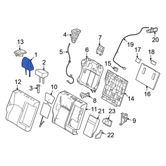 Toyota OE - Rear Left Headrest