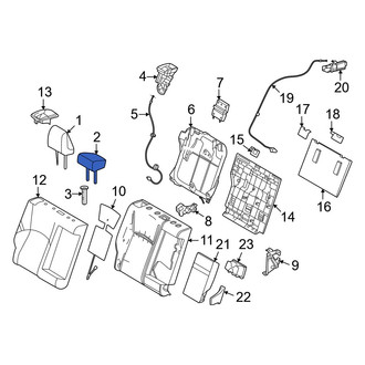 Toyota OE - Rear Right Inner Headrest