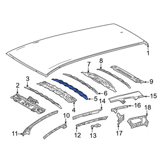Toyota OE - Center Roof Bow