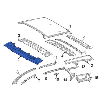 Toyota OE - Front Roof Header Panel