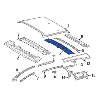 Toyota OE - Center Roof Bow