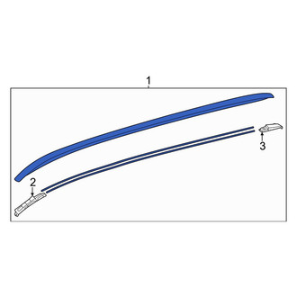 Toyota OE - Left Roof Drip Molding