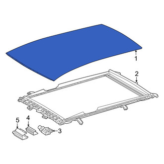 Toyota OE - Sunroof Glass