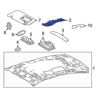 Toyota OE - Front Left Headliner Insulator