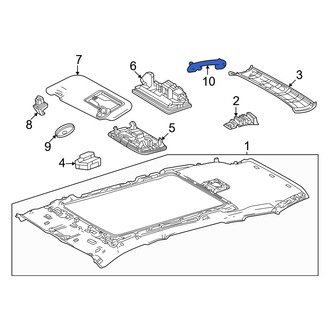Toyota OE - Rear Right Interior Grab Bar
