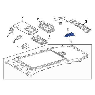 Toyota OE - Left Headliner Insulator