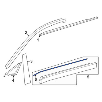 Toyota OE - Door Molding Seal