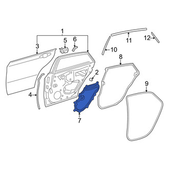 Toyota OE - Rear Left Lower Door Access Cover