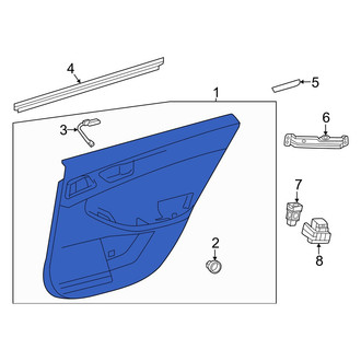 Toyota OE - Front Left Inner Door Interior Trim Panel