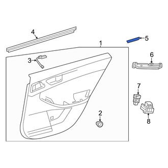 Toyota OE - Left Door Interior Trim Panel Cap