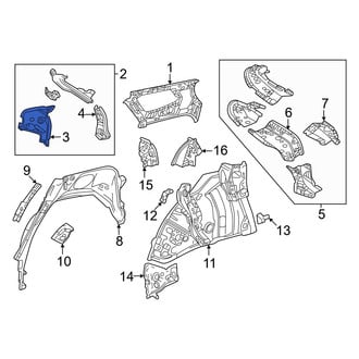 Toyota OE - Rear Left Quarter Panel Extension
