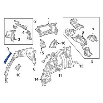Toyota OE - Rear Left Lower Inner Quarter Panel