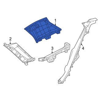 Toyota OE - Rear Left Upper Interior Quarter Panel Trim Panel