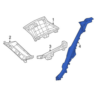Toyota OE - Left Lower Body C-Pillar Trim Panel