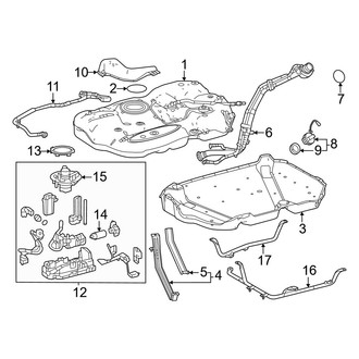 Toyota OE - Fuel System - Fuel Tank