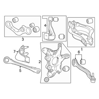 Toyota OE - Rear Suspension - Suspension Components