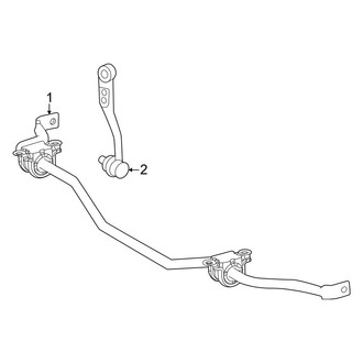 Toyota OE - Rear Suspension - Stabilizer Bar & Components