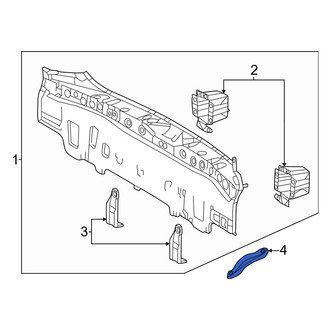 Toyota OE - Rear Left Frame Stiffener