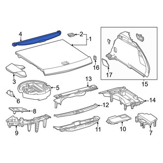 Toyota OE - Rear Luggage Compartment Cover