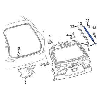 Toyota OE - Rear Liftgate Lift Support