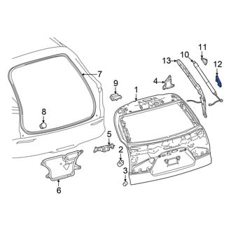 Toyota OE - Rear Left Lower Liftgate Lift Support