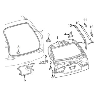 Toyota OE - Lift Gate - Lid & Components