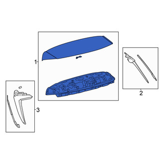 Toyota OE - Rear Center Spoiler