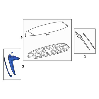 Toyota OE - Rear Left Spoiler