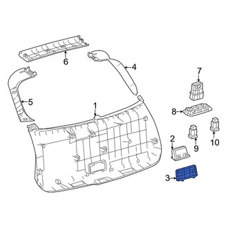 Toyota OE - Rear Liftgate Trim Cover