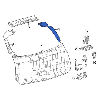 Toyota OE - Rear Right Liftgate Trim
