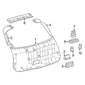 Toyota OE - Lift Gate - Interior Trim