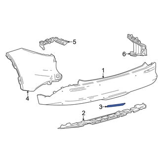 Toyota OE - Rear Left Reflector Panel