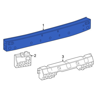 Toyota OE - Rear Bumper Impact Bar