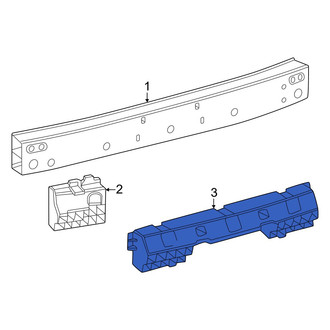 Toyota OE - Rear Bumper Impact Absorber