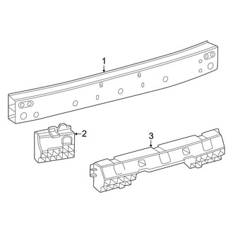 Toyota OE - Rear Bumper - Bumper & Components (Mount Components)