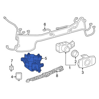 Toyota OE - Rear Left Blind Spot Detection System Warning Sensor Bracket