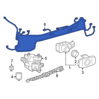 Toyota OE - Rear Parking Aid System Wiring Harness