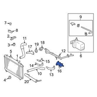 Toyota OE - Engine Coolant Outlet Flange
