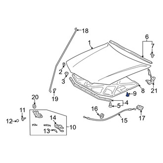 Toyota OE - Hood Insulation Pad Clip